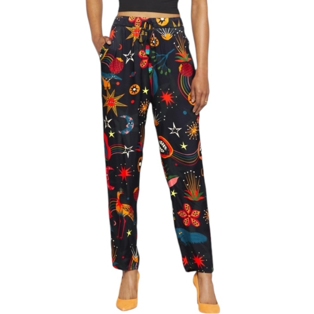 FARM Rio Anthropologie Cerrado Sky Pants size XS NWT